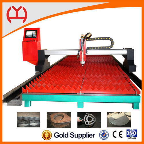 Yellow Cnc Metal Cutting Machine