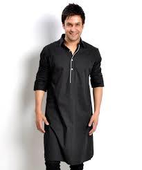 Gents Black Kurta