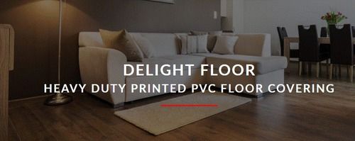 Delight Floor - Heavy Duty Multi-Layered Vinyl, Luxury Wooden & Stylish Patterns - Abrasive & Wear Resistant, Good Traction