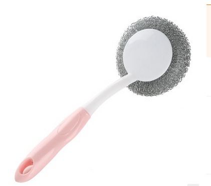 Stainless Steel Mesh Scourer With Long Handle By SHINE PEAK GROUP(HK) LIMITED