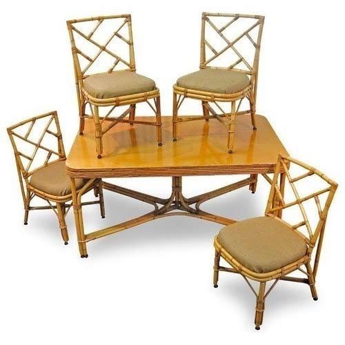 Cotton Cane Dining Table Set