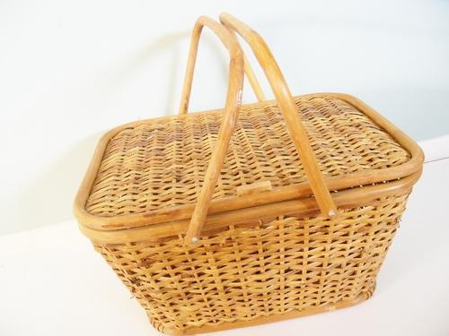 Cane Picnic Basket