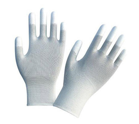 Esd Gloves With Finger Tip And Palm Coated