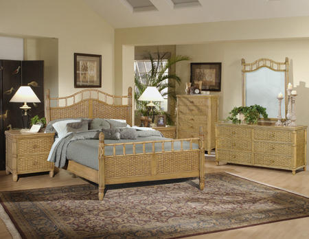 Modern Cane Bed