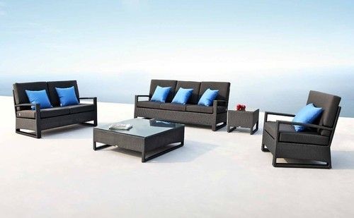 Wicker Fabricated Sofa Set