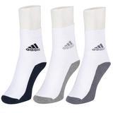 Full Cushion Ankle Socks - Grey Mel Dark Navy Lead