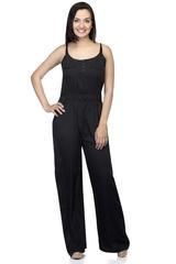 Full Length Black Color Jumpsuit