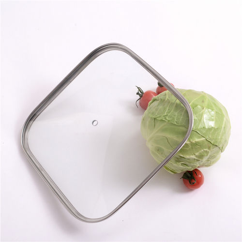 Square Type Tempered Glass Lid For Cookware