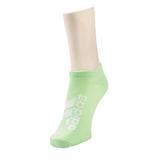 Womens Socks - Low cut lavendar Green/White