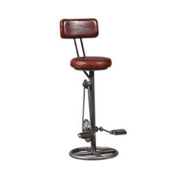 Adjustable Bar Leather Chair 