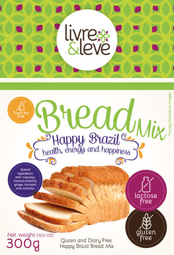 Gluten and Dairy Free Happy Brazil Bread Mix