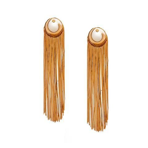 No Fade Metal Tassel Earrings