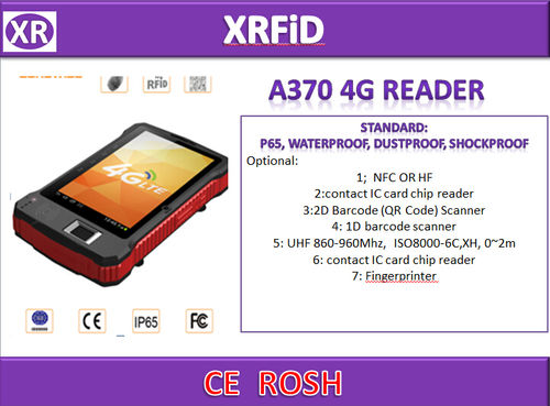 A370 4G Nfc Pad Reader 7Inch Rfid Tablet Application: Access Control