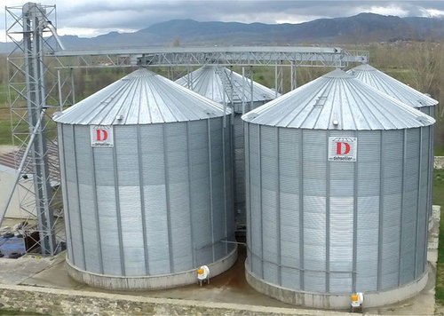 Flat Bottom Grain Storage Silos