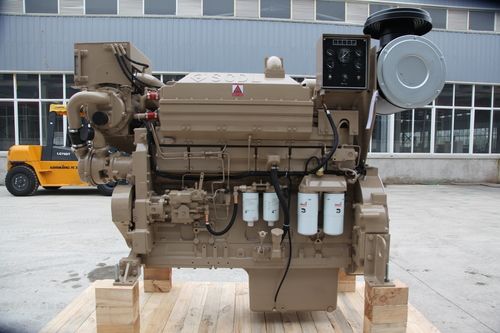 Kta19-M600 Marine Propulsion Diesel Engine With Gearbox Dimensions: 1666Mm*874Mm*1377Mm Millimeter (Mm)