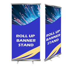 Clear Display Roll Up Banner Stand