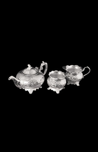 SP Tea Set Engraved