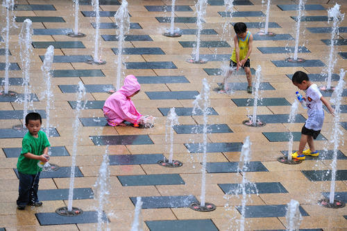Interactive Water Fountains