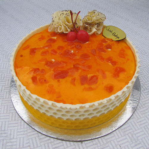 Peach and Apricot Gateaux Cake