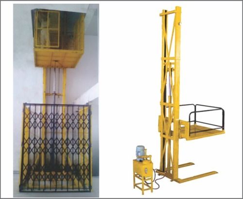 Single Mast Type Electro Hydraulic Goods Lift