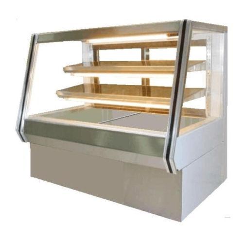 Bakery Glass Display Counter - Durable Glass Build | Scratch Proof, Damage Resistant, Robust Design, Seamless Finish