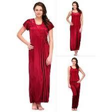 Ladies Night Wear Red