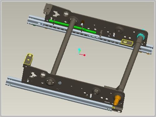 Sheet Meatl Seat Slider