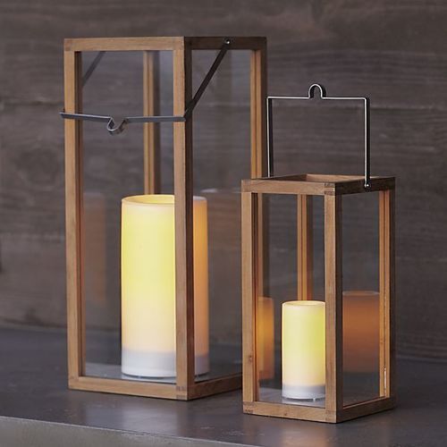 Wooden Stand Lantern