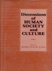 Dimensions Of Human Society And Culture Book