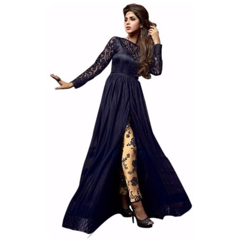 Bollywood Designer Blue Colored Net Designer Salwar Suit