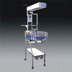 Infant Radiant Warmer - Micro Control Servo System, Acrylic Side Boards With Lockable Drop Downs, Halogen Overhead Light