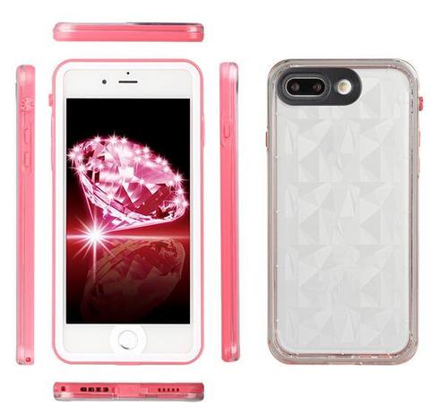 New Waterproof Case For Iphone7 Diamond Pattern On Back Cover Design: Bar