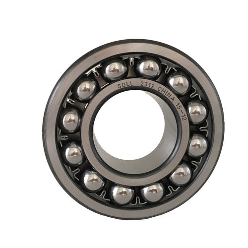 Self-aligning Ball Bearing - Chrome Steel, Double Row, 50mm Bore Size | High Strength, Open Seal Type, Superior Efficiency