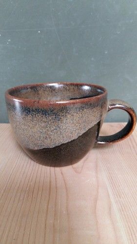 Ceramic Coffee Mug - Premium Hand Thrown Craftsmanship, High-Temperature Wood-Fired Finish