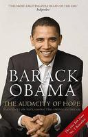 Audacity Of Hope First Edition Book