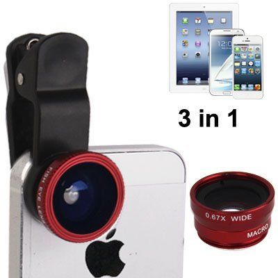 Universal Fish Eye Clip Lens