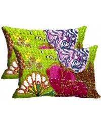 Embroidery Print Of Cushion Cover