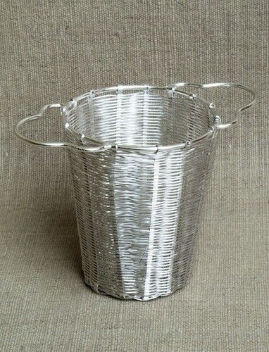 Silver Plated Deep Tea Strainer