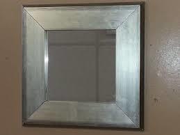 Elegant White Metal Finish Glass Frame