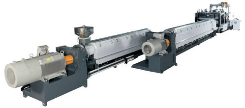 XPS Board Extrusion Line - Bimetallic, 600-1200 mm Width, 20-200 mm Thickness, 300-1200 kg/hr Throughput | Features Tandem Extruder, Shiplap Edge Profile, Groove and Plane Surface Formation