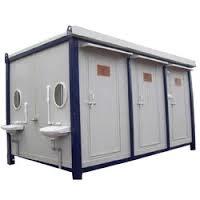 Waterproof Weather Resistant Rectangular Heavy-Duty Portable Toilets Cabin