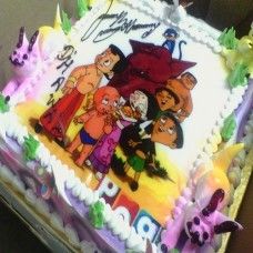 Bheem Family Pineapple Cake