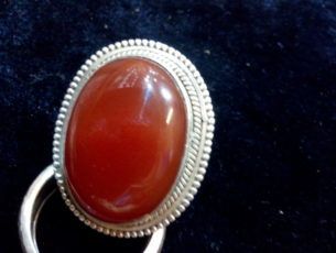 Red-oxen Silver Ring