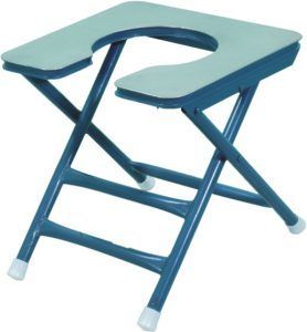 Nickel Disable Person Metal Stool