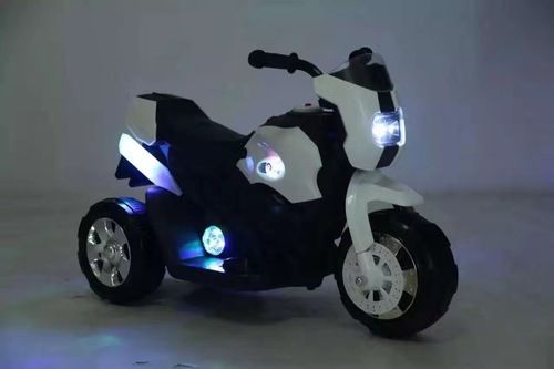 White Kids Electric Motorcycle