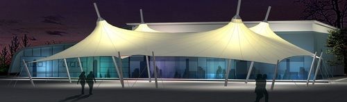 Modular Tensile Fabric Structure Life Span: 9-12 Yrs