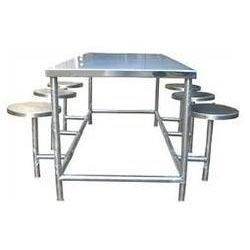 Restaurant Stainless Steel Dining Table Set