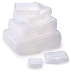 ConsumerBox: Hinged Plastic Box - rose plastic