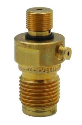 Spring Loaded No-Return Valve for CO2 Cylinders