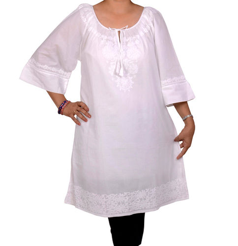 White Short Kurti